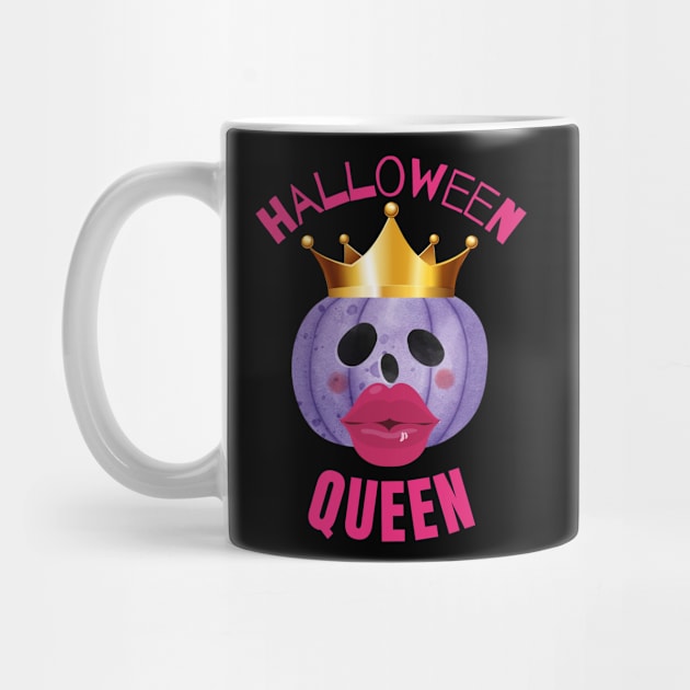 HALLOWEEN QUEEN - Funny Halloween Pumpkin Head | Halloween Costume by Cosmic Story Designer